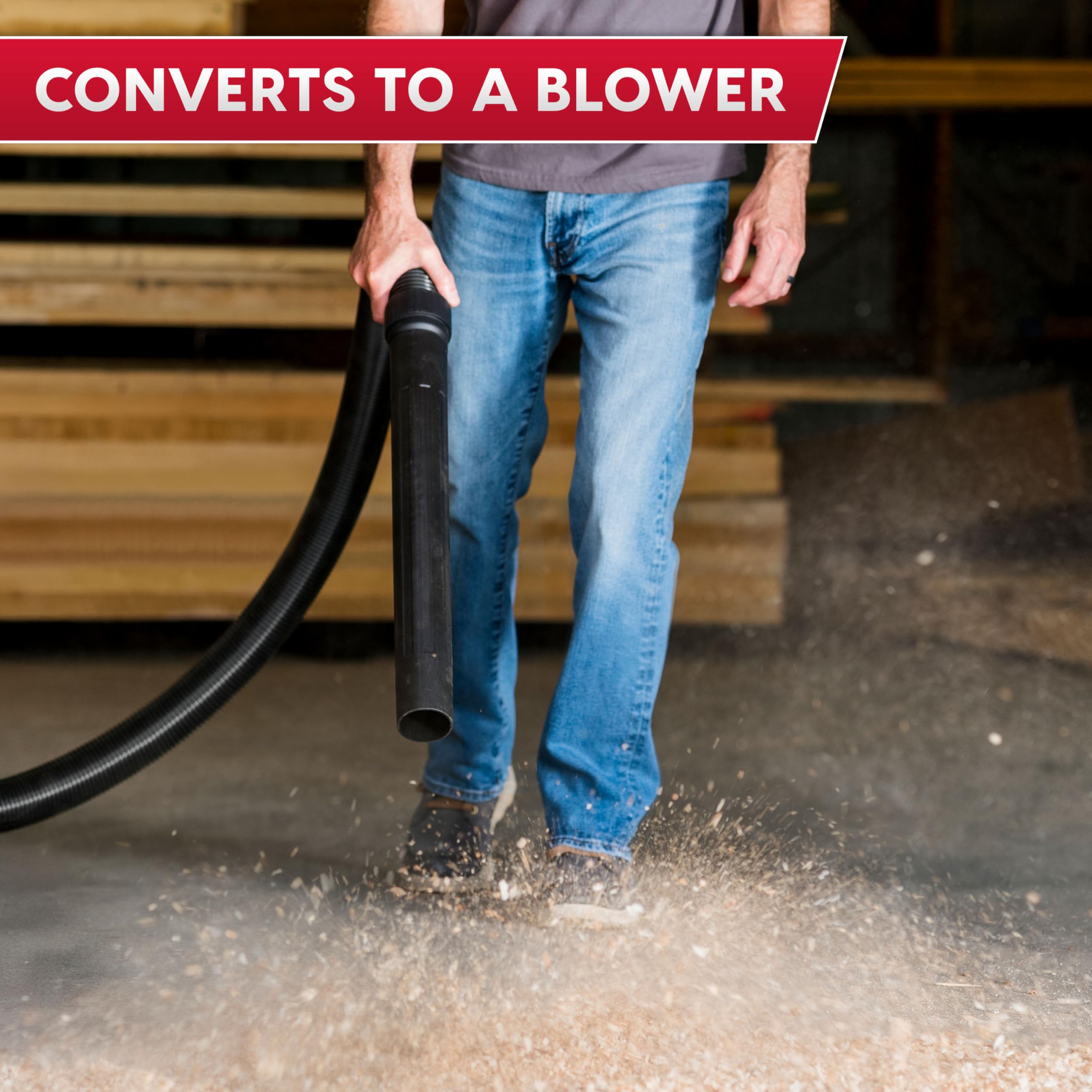 Vacmaster 12-Gallon 5.5 Peak HP Heavy-Duty Wet/Dry Vacuum - VJH1211PF 1101 - Image 7