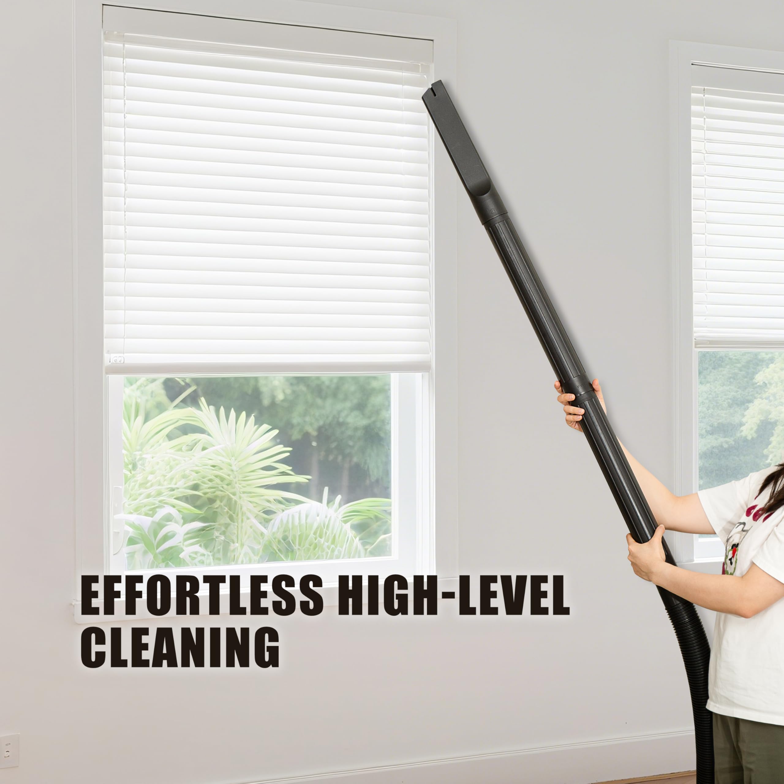 Vacmaster 2 1/2" Extension Wands, 2 Count (1 Pack), V2EW, Black - Image 3