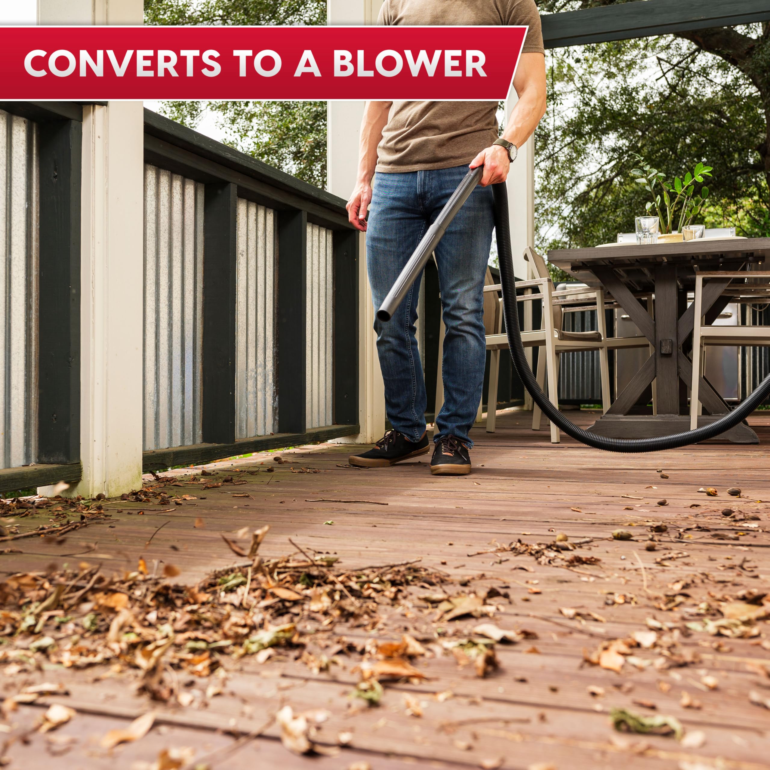 Vacmaster 3.2-Gallon* 2.5 Peak HP Wet/Dry Vacuum – VHB305M 1101 - Image 6