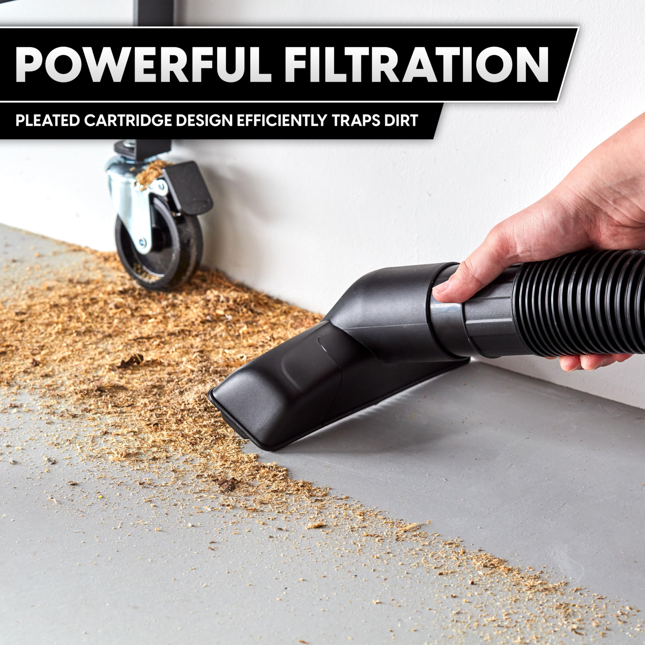 Vacmaster 4-5 Gallon Washable Cartridge Filter & Retainer – VFCF - Image 5