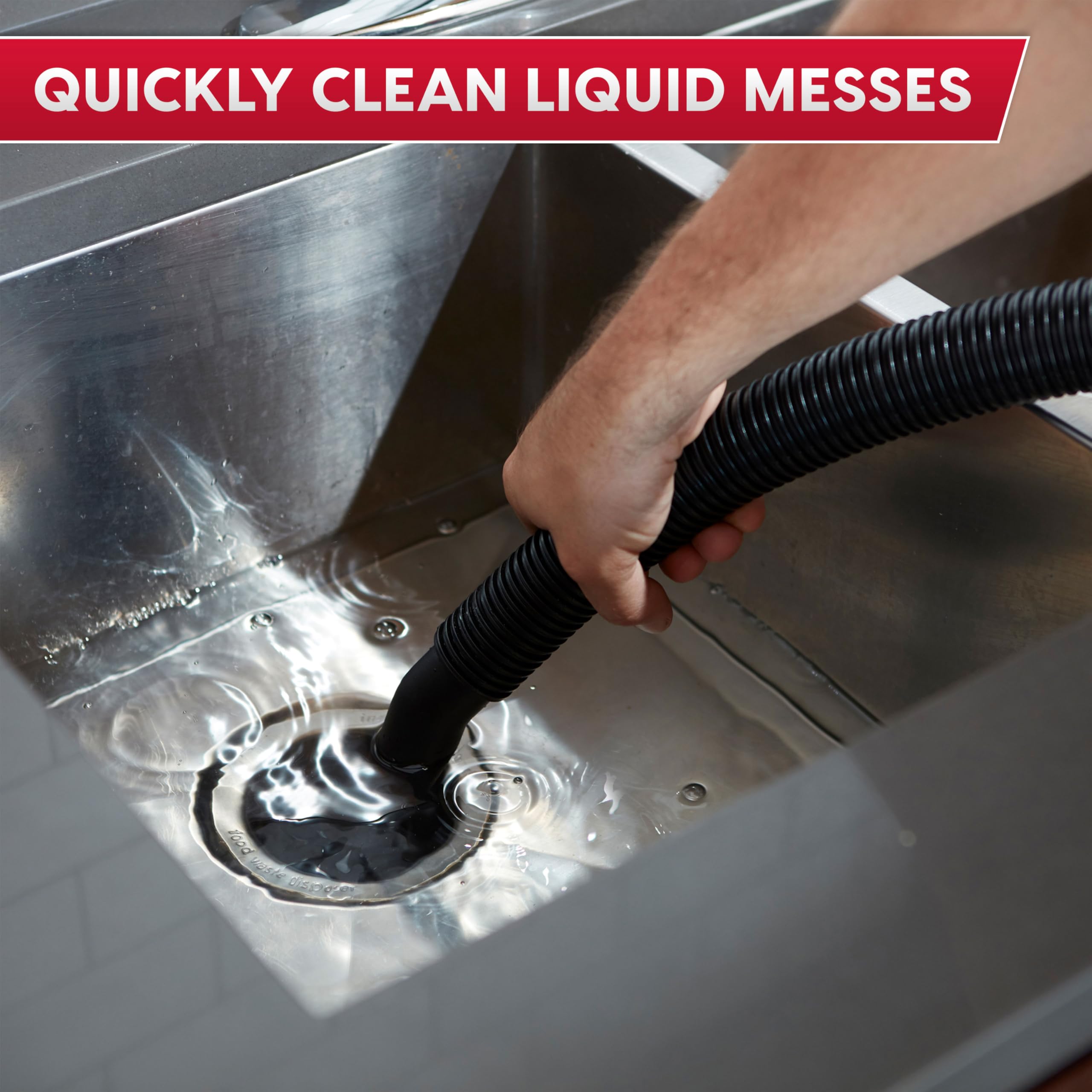 Vacmaster 5-Gallon* 4 Peak HP Stainless Steel Wet/Dry Vacuum – VOC508S 1101 - Image 5