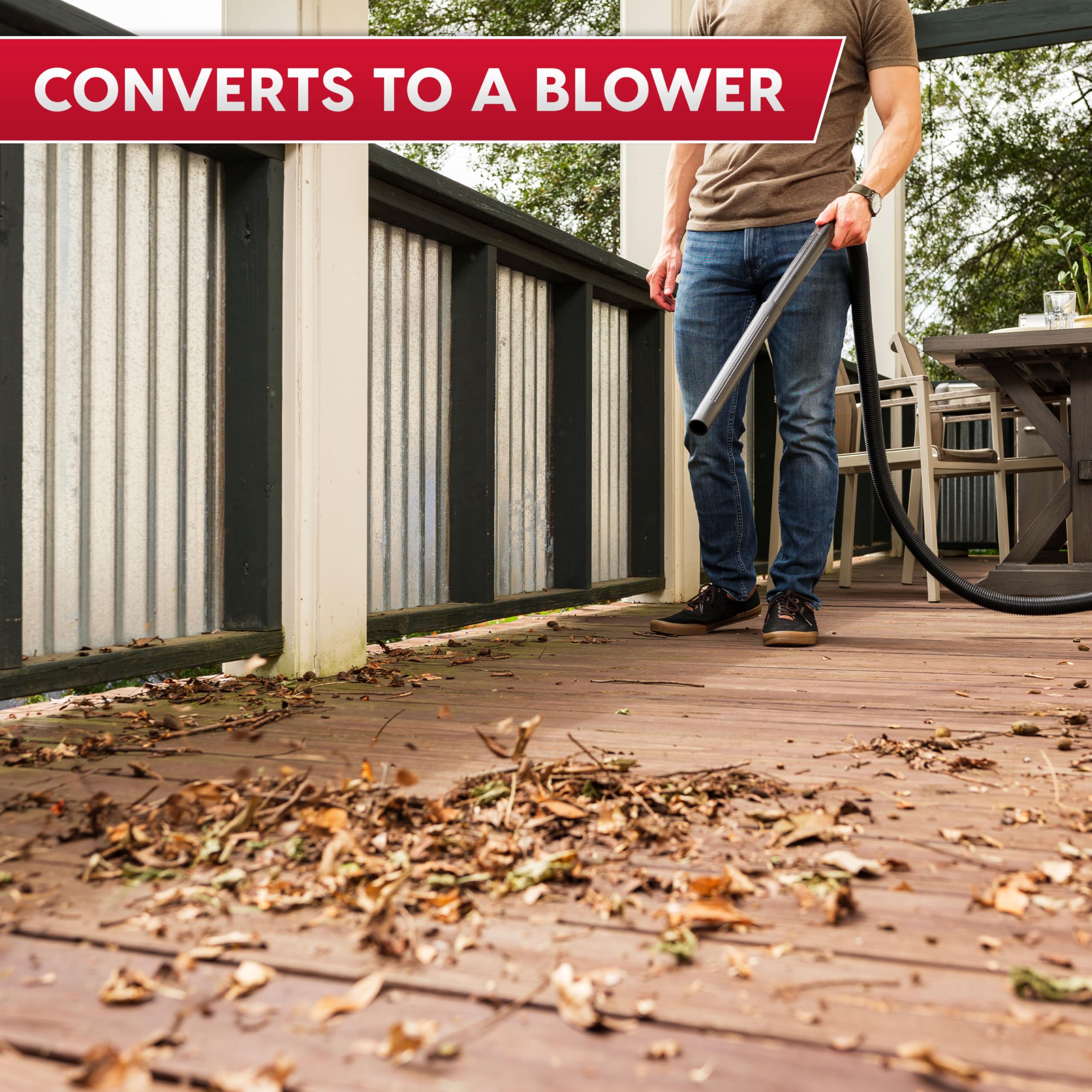 Vacmaster 5-Gallon* 4 Peak HP Stainless Steel Wet/Dry Vacuum – VOC508S 1101 - Image 6