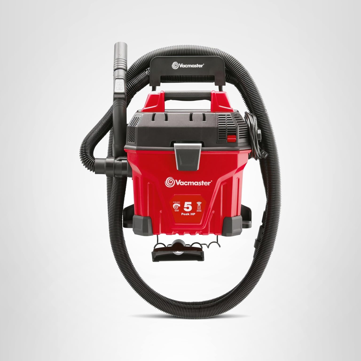 Vacmaster 5-Gallon* 5 Peak HP† Remote Control Wall Mount Wet/Dry Vac – VWMB508 1101 - Image 10