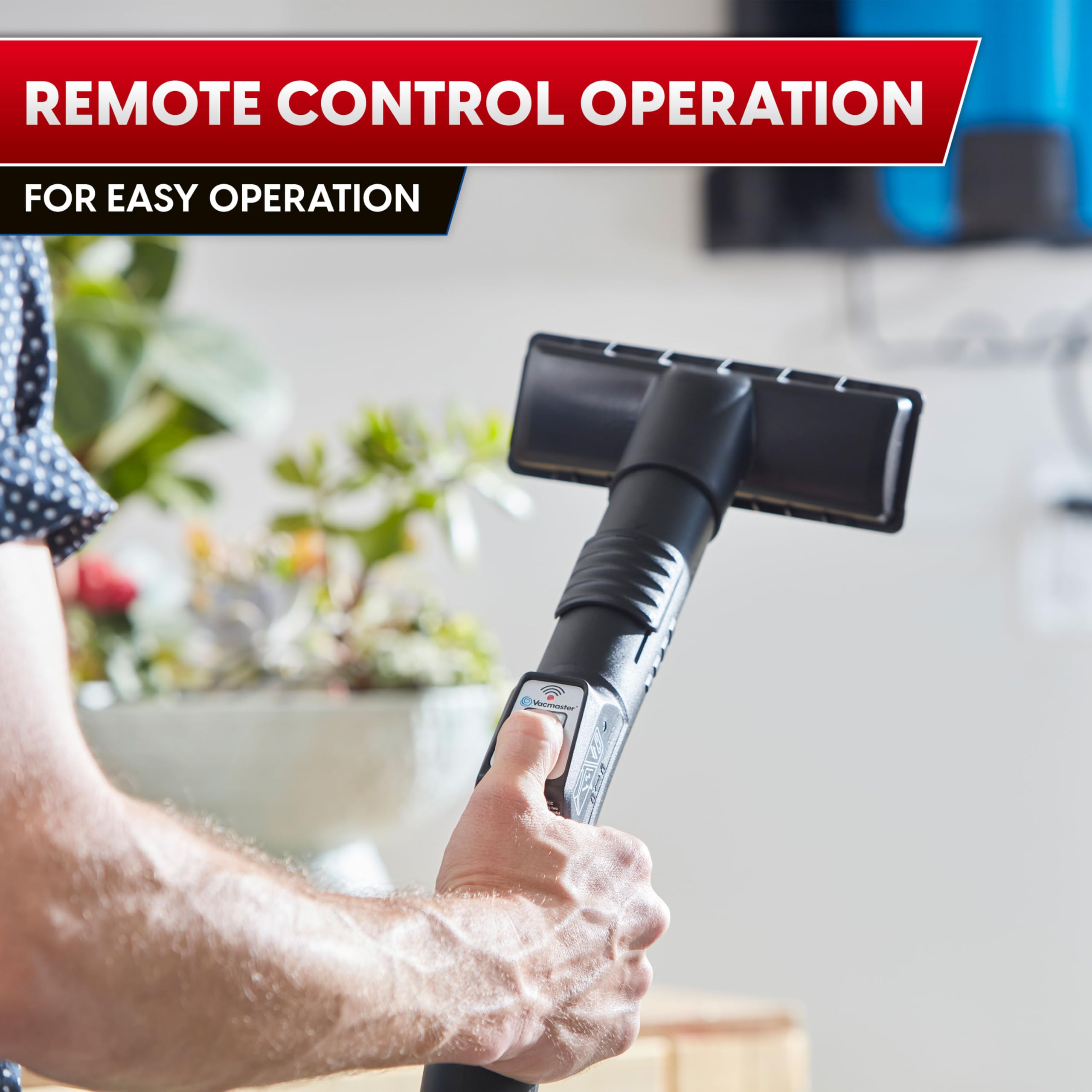 Vacmaster 5-Gallon* 5 Peak HP† Remote Control Wall Mount Wet/Dry Vac – VWMB508 1101 - Image 5