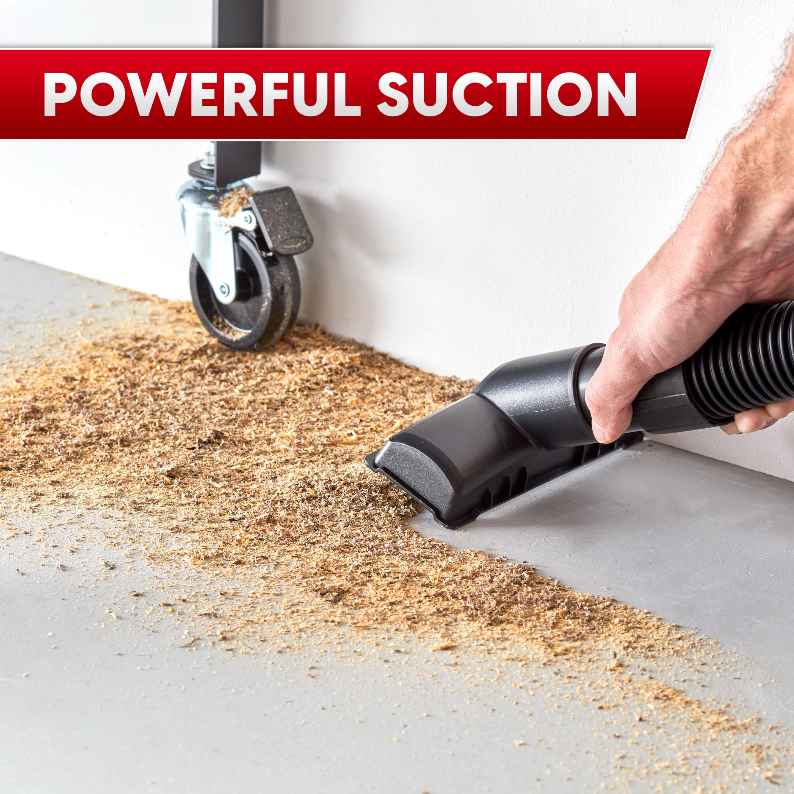 Vacmaster 5-Gallon* 5 Peak HP† Remote Control Wall Mount Wet/Dry Vac – VWMB508 1101 - Image 8