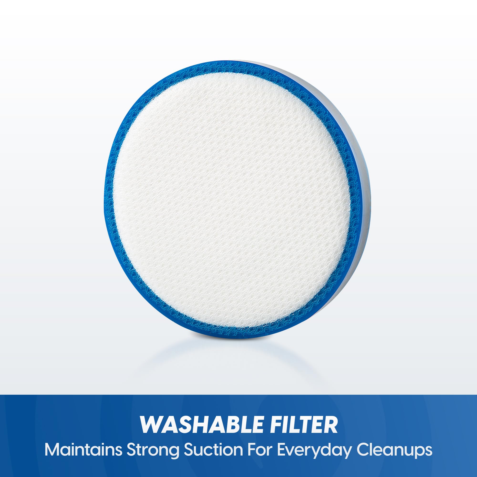 Vacmaster 952860 Filter Kit Fits CC0501 Ultra-Silent Bagless Canister Vacuum, 1 HEPA Media Exhaust Filter and 1 Washable Pre-Filter - Image 4