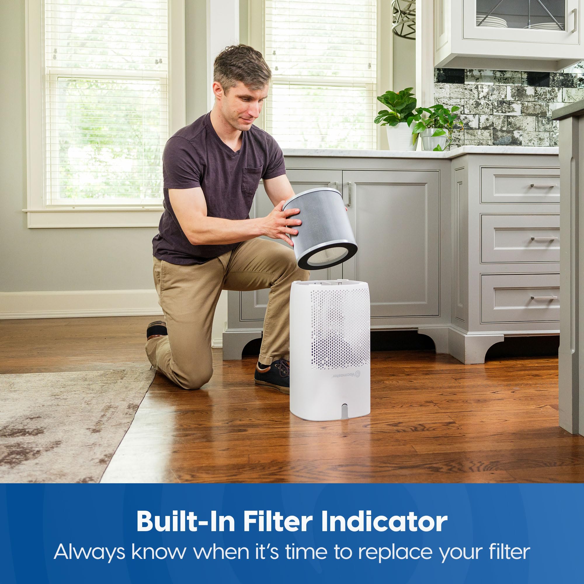 Vacmaster AP272 Upgrade Air Purifiers for Home Bedroom, Covers Up to 1360 Sq.Foot, H13 True HEPA Filter with 4 Speeds & Child Lock for Pets Dander, Odor and Smoke - Image 6