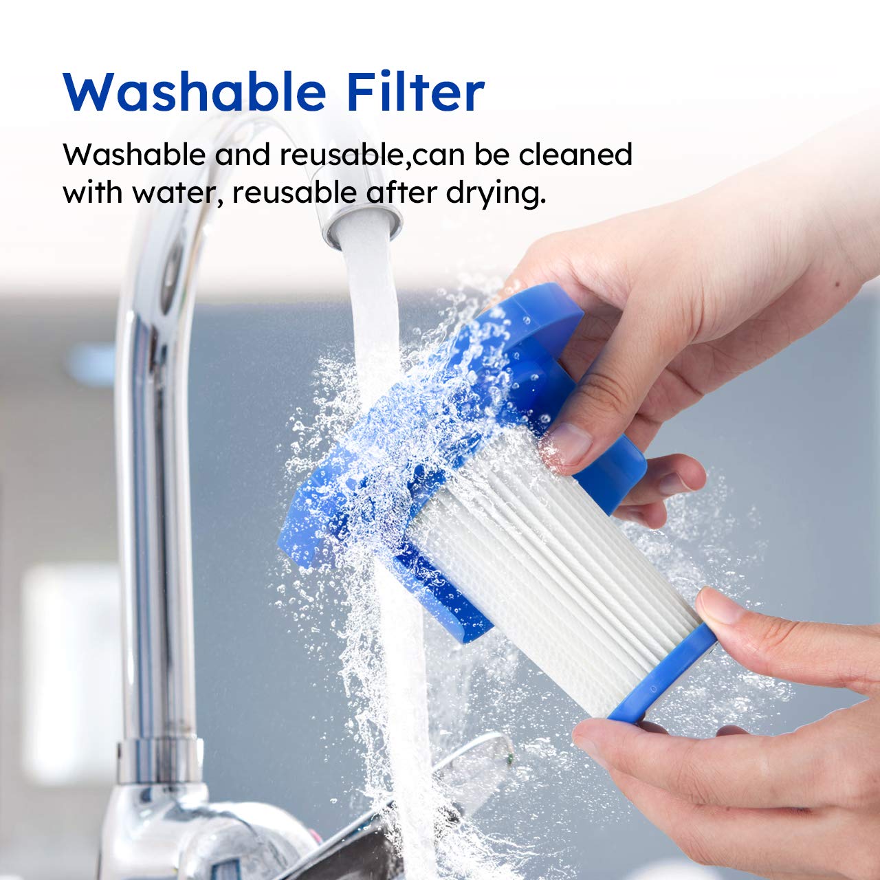 Vacmaster Corded Stick Vacuum Cleaner 2 in 1 Ultra-Lightweight 14Kpa Power Suction Handheld Vacuum Cleaner with Washable HEPA Filter for Home, Car, Pet Hair, Carpet, Hard Floor - Image 5