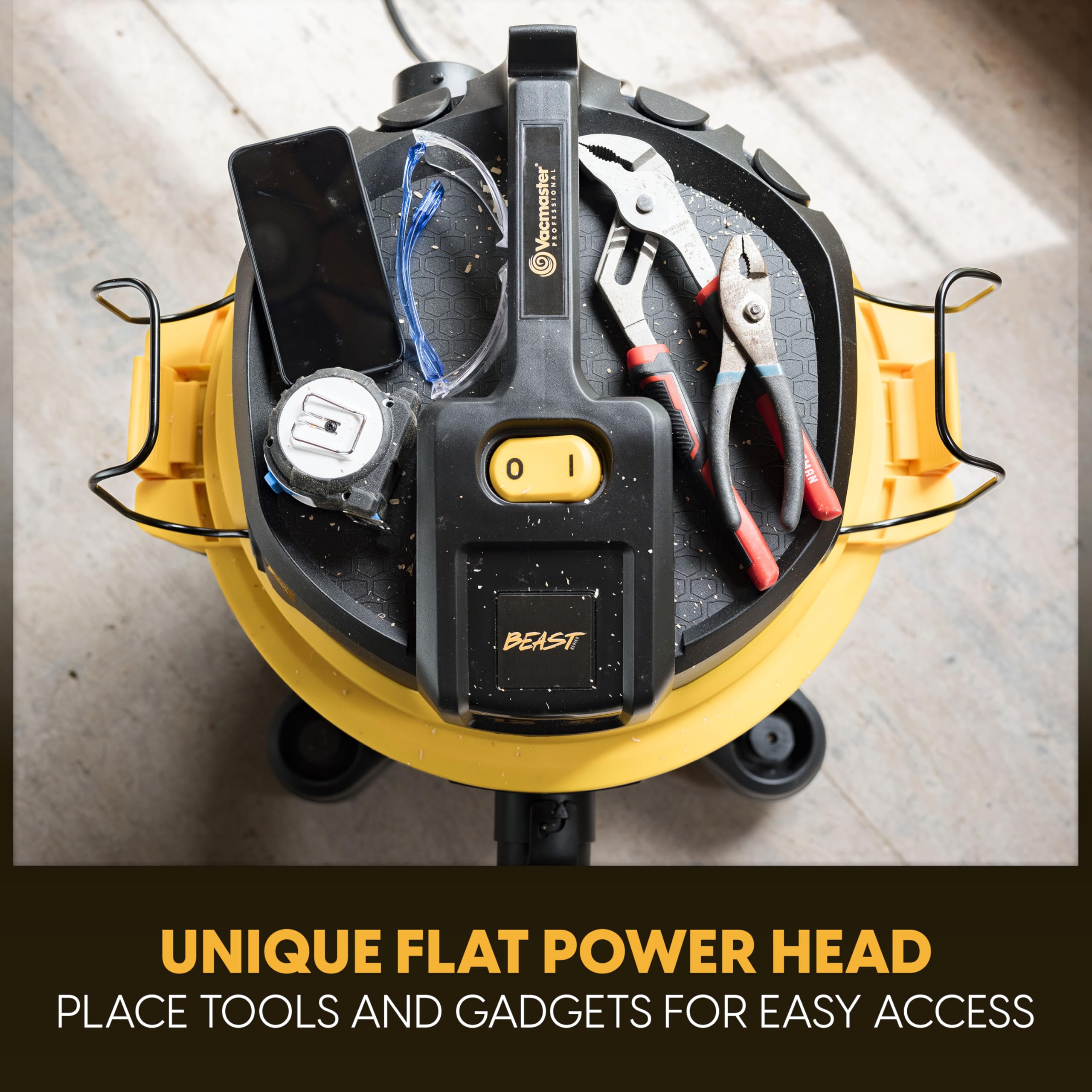 Vacmaster Professional Beast Series 12-Gallon 5.5 Peak HP Wet/Dry Vacuum- VJH1211 PF 0205 - Image 5