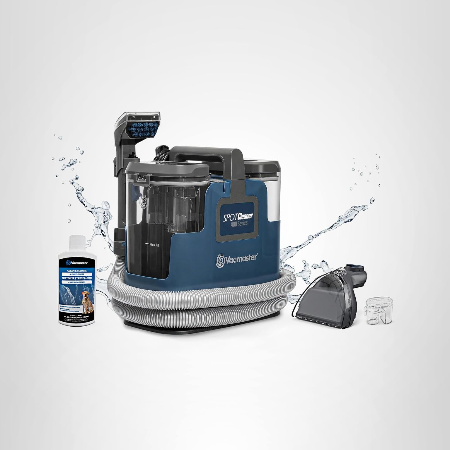 Vacmaster SCB301 400 Series Portable Carpet & Upholstery Spot Cleaner Machine, 15Kpa Power Suction with Versatile Tools for Pets, Area Rugs and Couches - Image 7