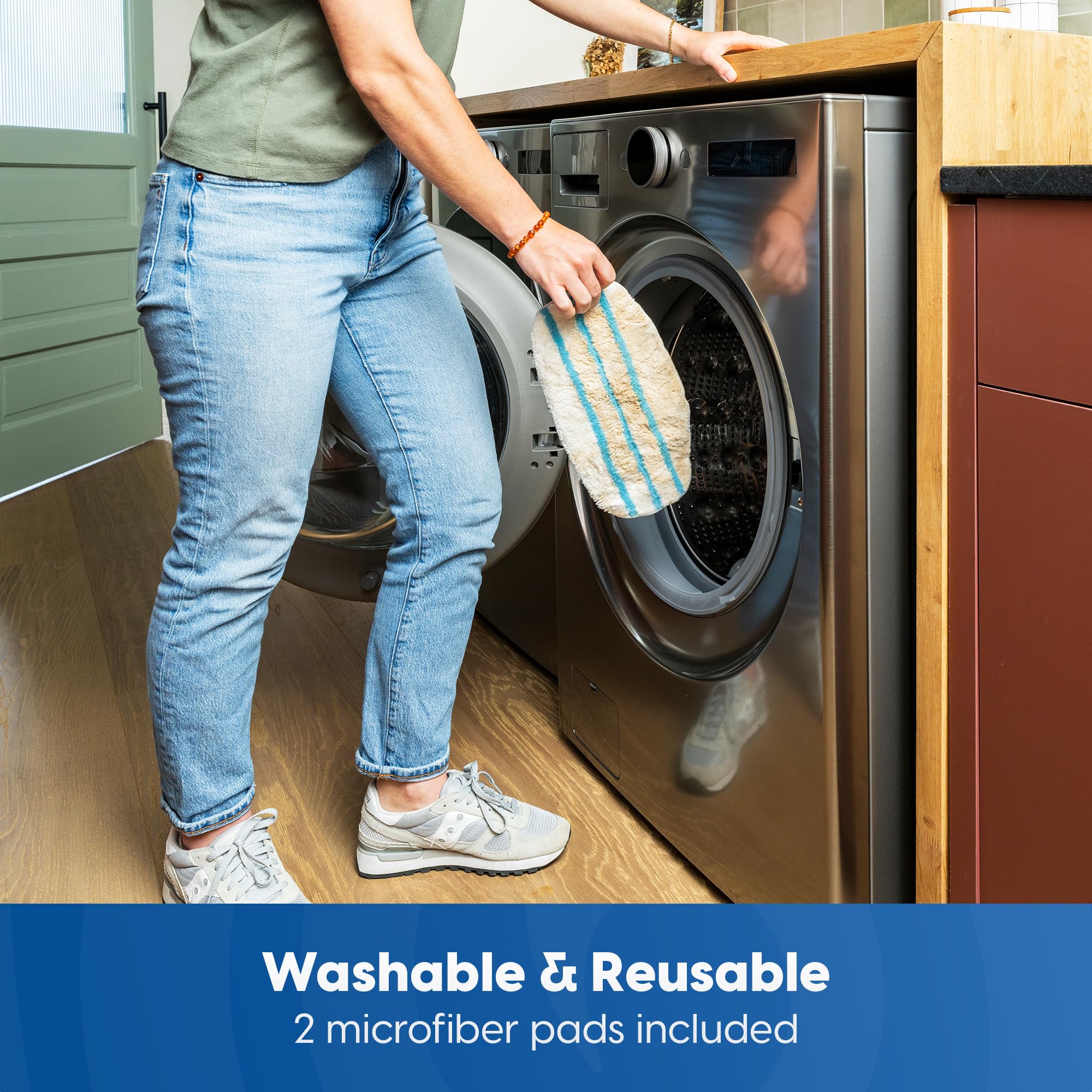 Vacmaster SMF1501 2-in-1 Steam Mop for Floor Cleaning with Detachable Handheld Steamer, Quick-Heating & Lightweight for Hard Floors, Carpets, Tiles and Upholstery - Image 7