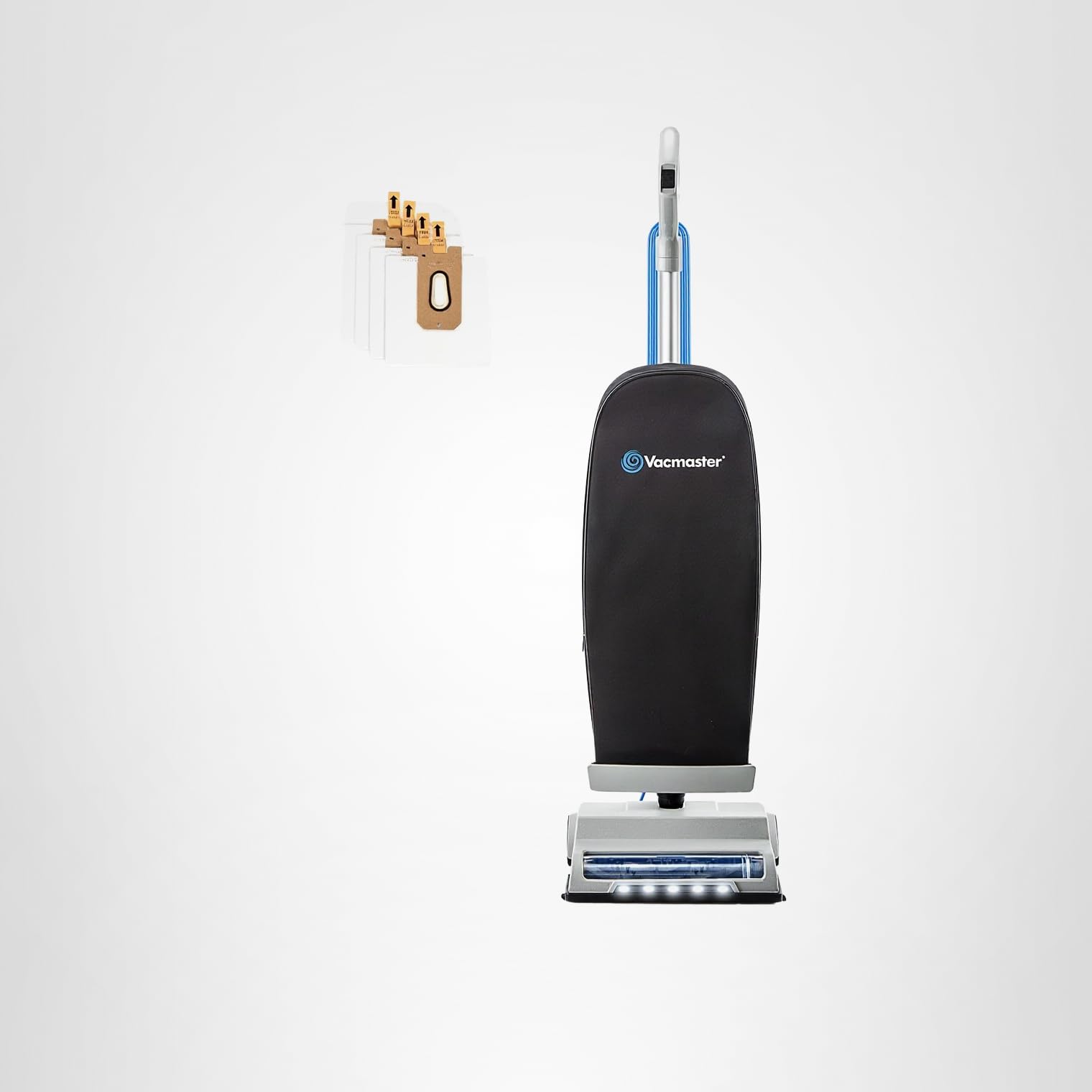 Vacmaster UB0402 Commercial Vacuum Cleaner Ultra-Lightweight 14L Capacity Bagged Upright Vac with LED Headlight and 2-Speed Setting Powerful Suction for Pets, Carpets & Hard Floor - Image 7