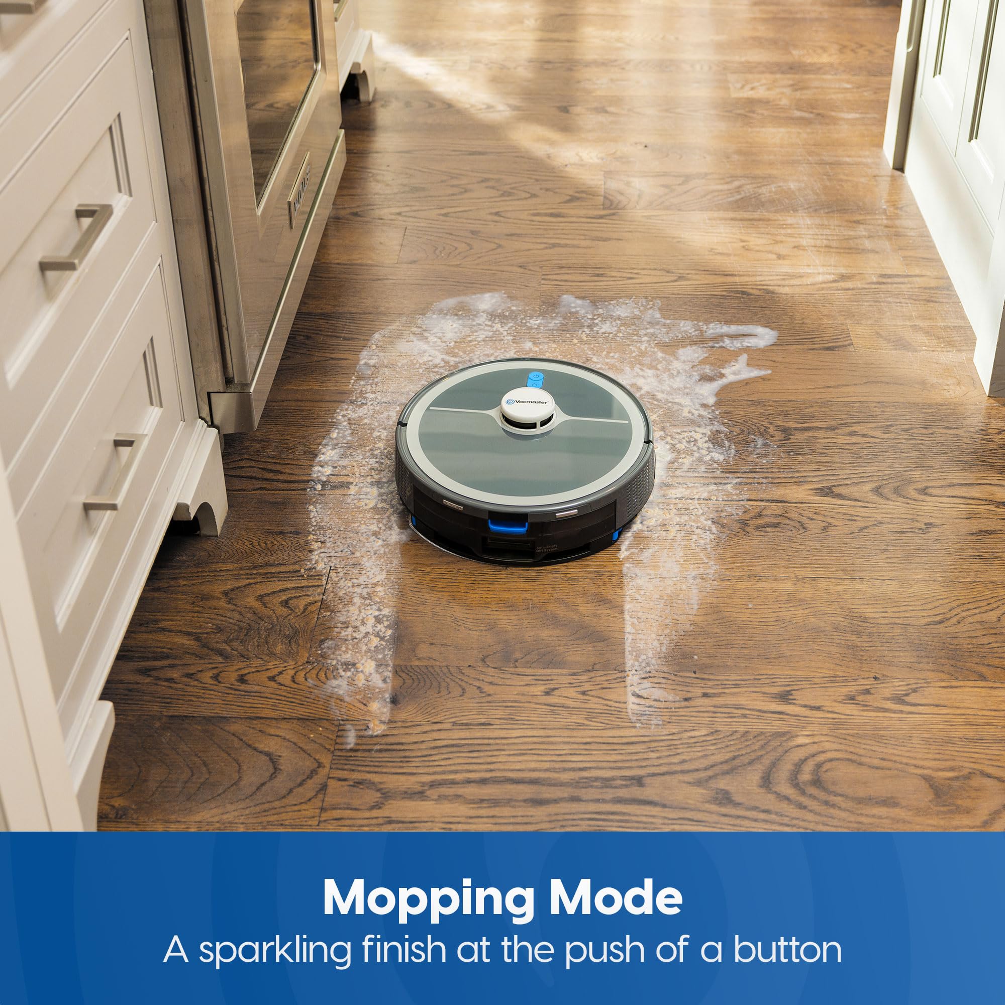 Vacmaster V10i 3-in-1 Robot Vacuum and Mop Combo with Self-Empty Station for 45 Days, LiDAR Navigation,3000Pa Strong Suction, Multi-Floor Mapping for Homes with Pets, Carpet & Hard Floors - Image 4
