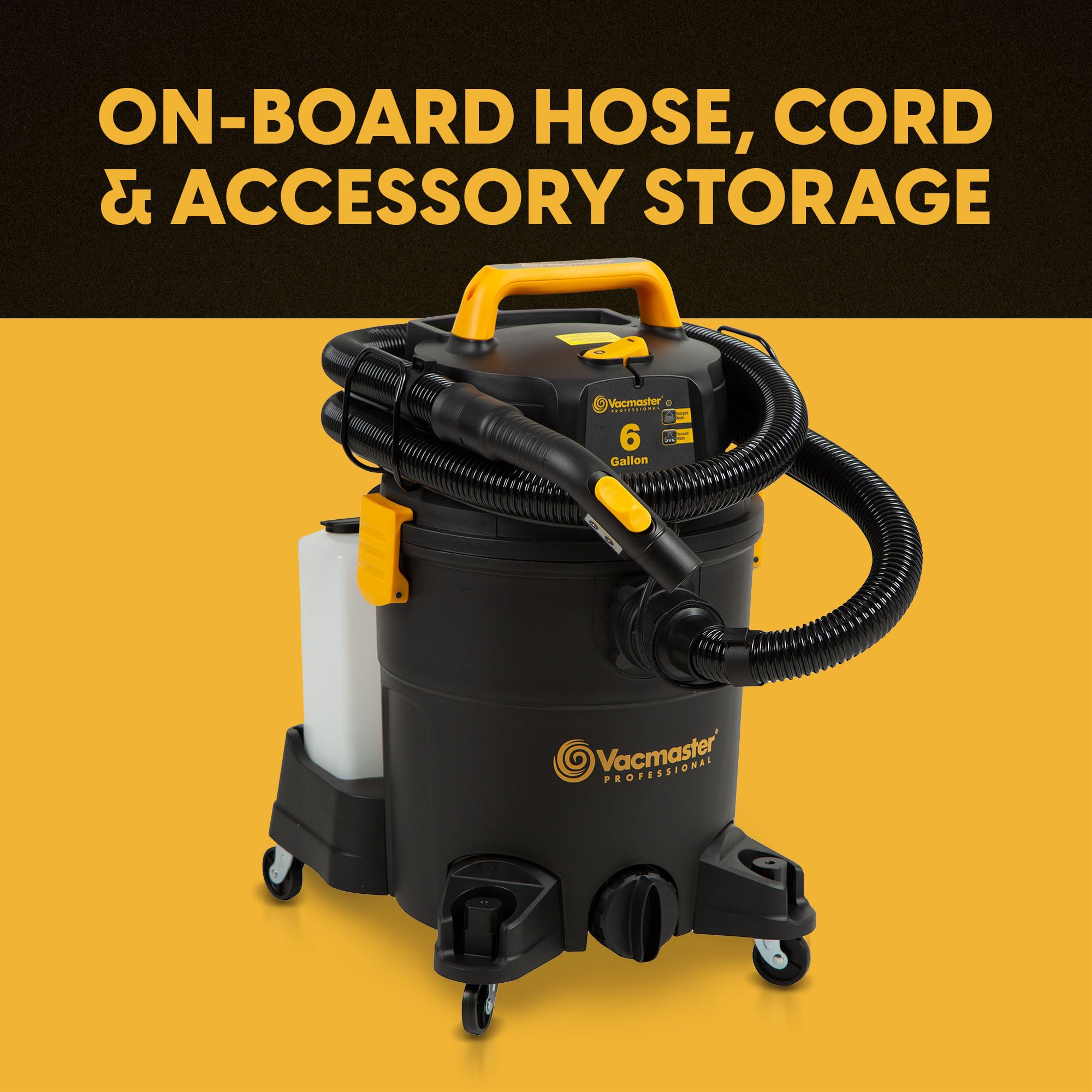 Vacmaster VK609PFR 0201 6 Gallon 5.5 Peak HP 3-in-1 Wet/Dry/Upholstery Shampoo Vacuum Cleaner - Image 8