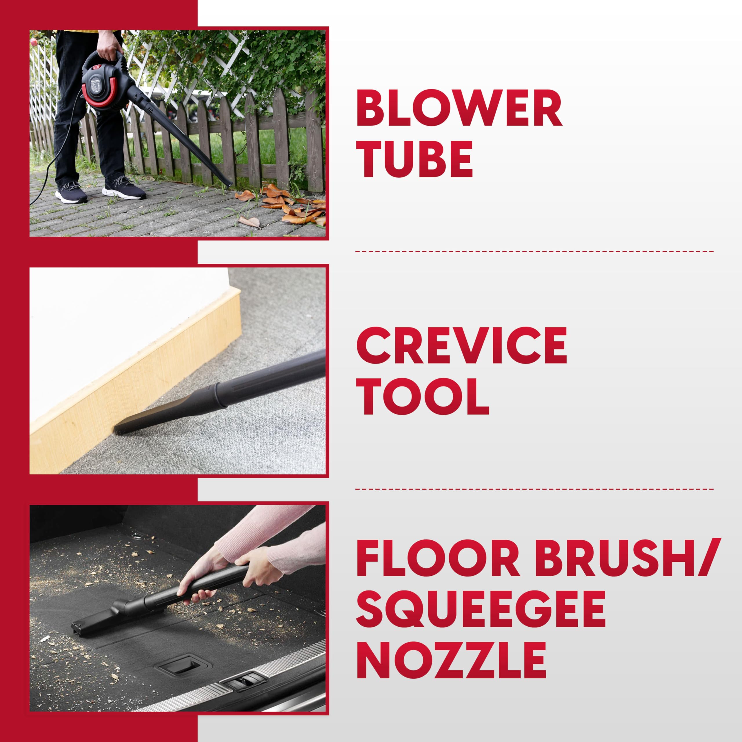 Vacmaster Wet/Dry Vacuum with Detachable Blower 6 Gallon 5 Peak HP-VBVB611PF 1101 - Image 8